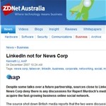 LinkedIn not for News Corp