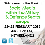 SMi Group Social Media within the Military and the Defence Sector Europe banner