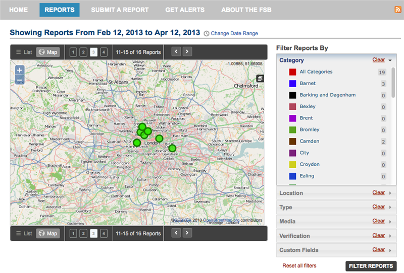 Federation of Small Businesses London Parking Crowdmap