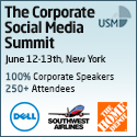 The Corporate Social Media Summit in New York banner