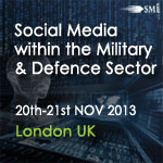 SMi Group Social Media within the Military and the Defence Sector Europe banner