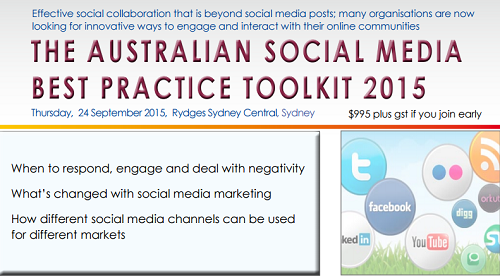 The Australian Social Media Best Practice Toolkit banner