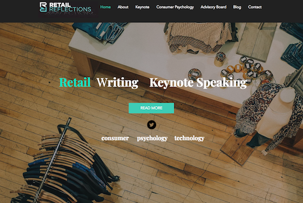 Retail Reflections homepage image