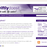 swiftlydoesit.com blog campaign