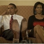 US President Barack Obama posts election night photos on Flickr