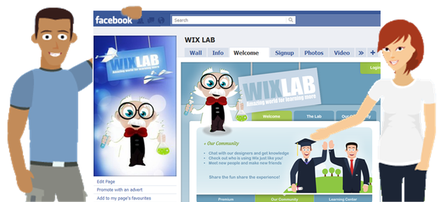 Wix screenshot