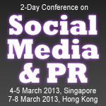Hyperlink to Social Media and PR Conference Hong Kong and Singapore banner