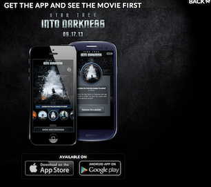 Paramount Pictures Star Trek Into Darkness movie app on Google Play image