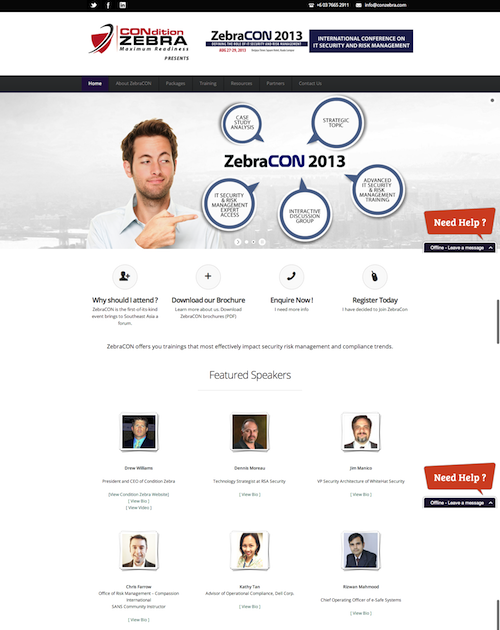 ZebraCON conference homepage website