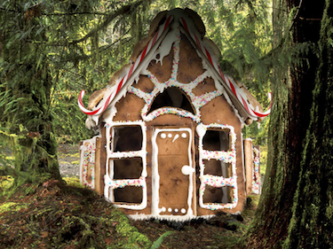 Sykes Cottages ginger bread Fairytale Cottages marketing campaign