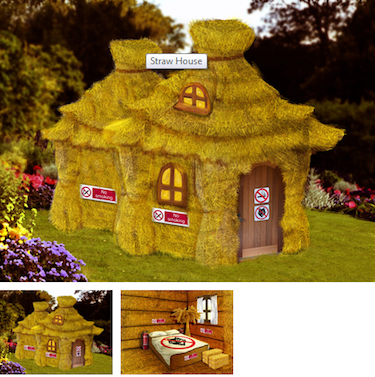 Sykes Cottages straw house Fairytale Cottages image