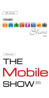 The Internet Show Asia and The Mobile Show Asia logos