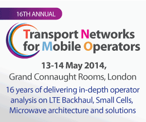 Transport Networks for Mobile Operators 2014 banner