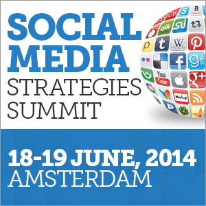 Social Media Strategies Summit: Amsterdam 2014 banner