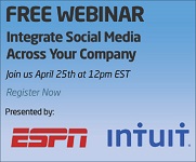 ?De-silo? Social: Integrate social media across your company banner