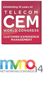 Telecom CEM World Congress and MVNO Networking Congress logos