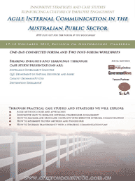 Agile Internal Communication in the Australian Public Sector brochure