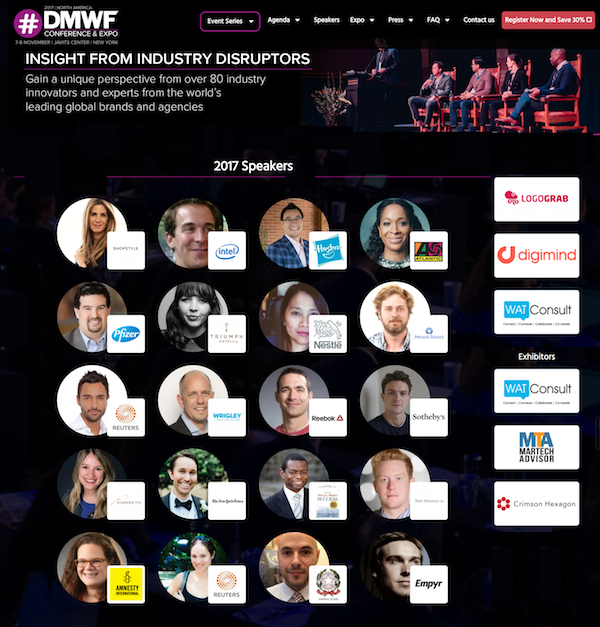DMWF Conference & Expo North America (New York) 2017 website image