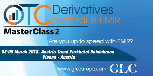 OTC Derivatives Collateral & EMIR MasterClass 2.0 2018 banner 600x300