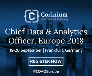 Chief Data & Analytics Officer, Europe 2018 banner 300x300