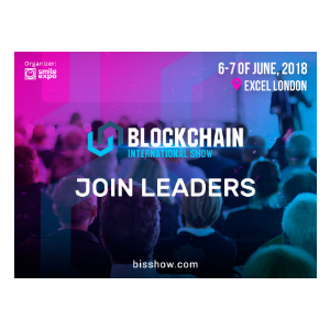 Hyperlink to Smile Expo Blockchain International Show (BIS) London 2018 banner 300x300
