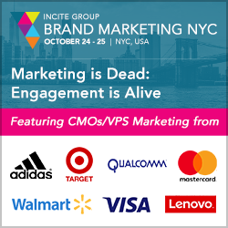 Incite Brand Marketing Summit NYC 2018 banner 250x250