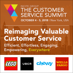 Incite Group's The Customer Service Summit New York 2018 banner 250x250