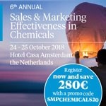6th Annual Sales & Marketing Effectiveness in Chemicals 2018