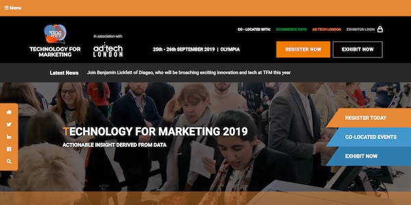 Technology for Marketing 2019 website image 600x299