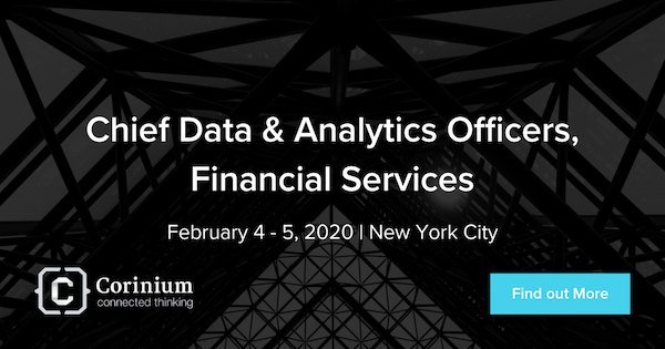 Chief Data & Analytics Officers, Financial Services 2020 banner 600x315