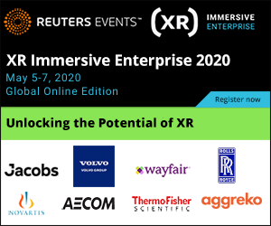 XR Immersive Enterprise 2020 banner 300x250