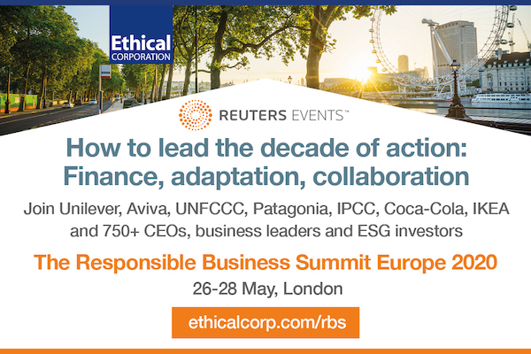 Reuters Events Ethical Corporation The Responsible Business Summit Europe 2020 banner 600x400