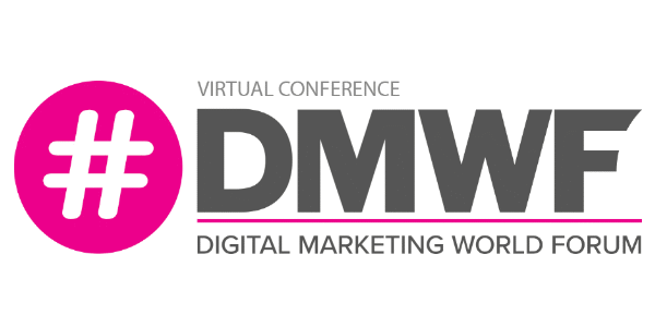 Digital Marketing World Forum DMWF Virtual Conference banner and logo 600x300