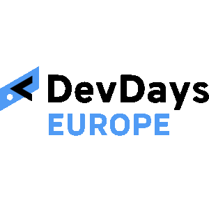 Hyperlink to the DevDays Europe 2021 banner and logo 300x300