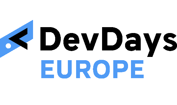 Hyperlink to the DevDays Europe 2021 banner and logo 600x356