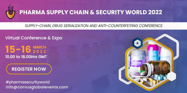 Pharma Supply Chain and Security World 2022 banner 600x300