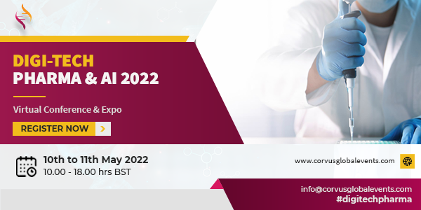 Digi-Tech Pharma & AI 2022 banner and logo 600x300