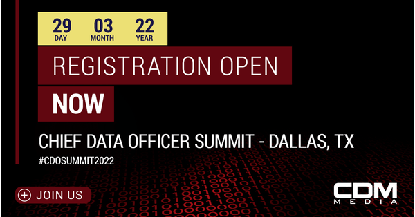 Chief Data Officer Dallas Summit 2022 600x314 banner
