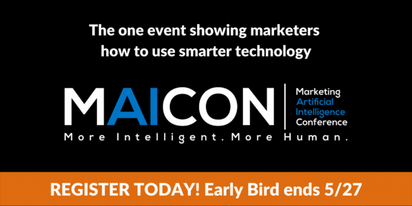 MAICON (Marketing AI Conference) 2022 banner 600x300