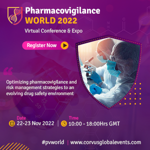 Pharmacovigilance World 2022 Virtual Conference banner 300x300