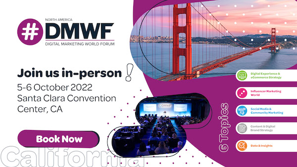 Digital Marketing World Forum DMWF North America 2022 banner 600x338