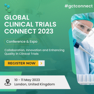 The Global Clinical Trials Connect 2023 logo and banner 300x300