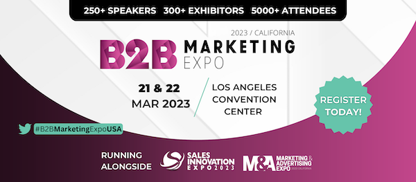 B2B Marketing Expo 2023 banner 600x263