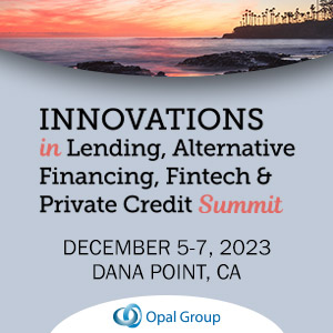 Innovations in Lending, Alternative Financing, Fintech & Private Credit Summit banner 200x200